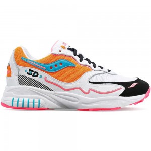 Saucony 3D Grid Hurricane Vita Orange | 09741-GWMO