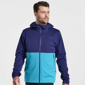 Saucony Boulder Drizzle Jacket Sodalite | 41876-CVKS