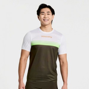 Saucony Elite Short Sleeve Umbra | 83756-HLCB