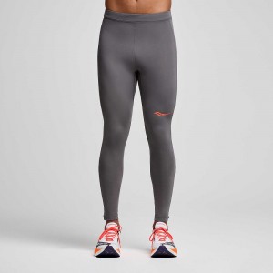 Saucony Endorphin Fortify Tight Grå | 30754-ILYX