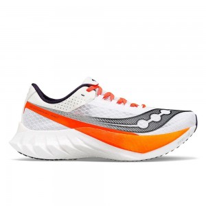 Saucony Endorphin Pro 4 Vita Svarta | 28473-CXSV