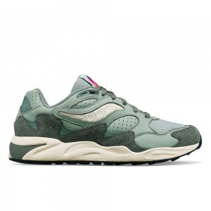 Saucony Grid Shadow 2 Chromatic Olivgröna | 36970-HUZE