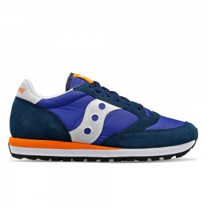 Saucony Jazz Original Marinblå Vita | 02739-WADQ