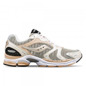 Saucony ProGrid Triumph 4 Grädde Bruna | 25638-LWSG