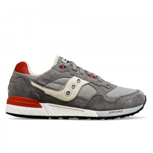 Saucony Shadow 5000 Stonewash Grå Röda | 10493-TOFQ