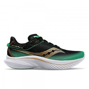 Saucony Shamrock Kinvara 14 Svarta Gröna | 74358-KUSX