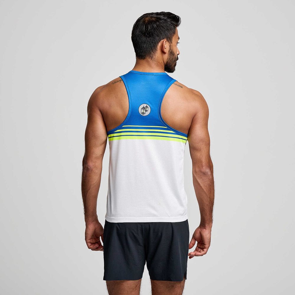 Saucony Boston Stopwatch Graphic Singlet Boston 2024 | 18476-MSLO