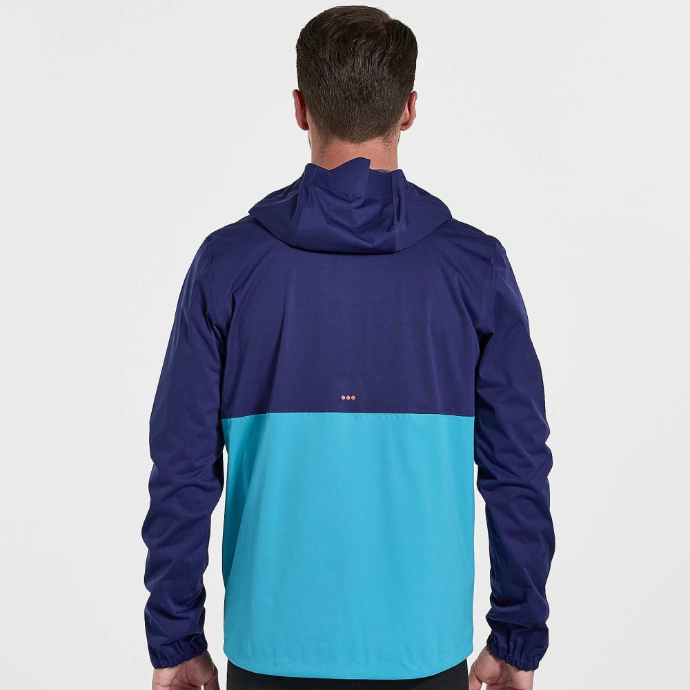 Saucony Boulder Drizzle Jacket Sodalite | 41876-CVKS