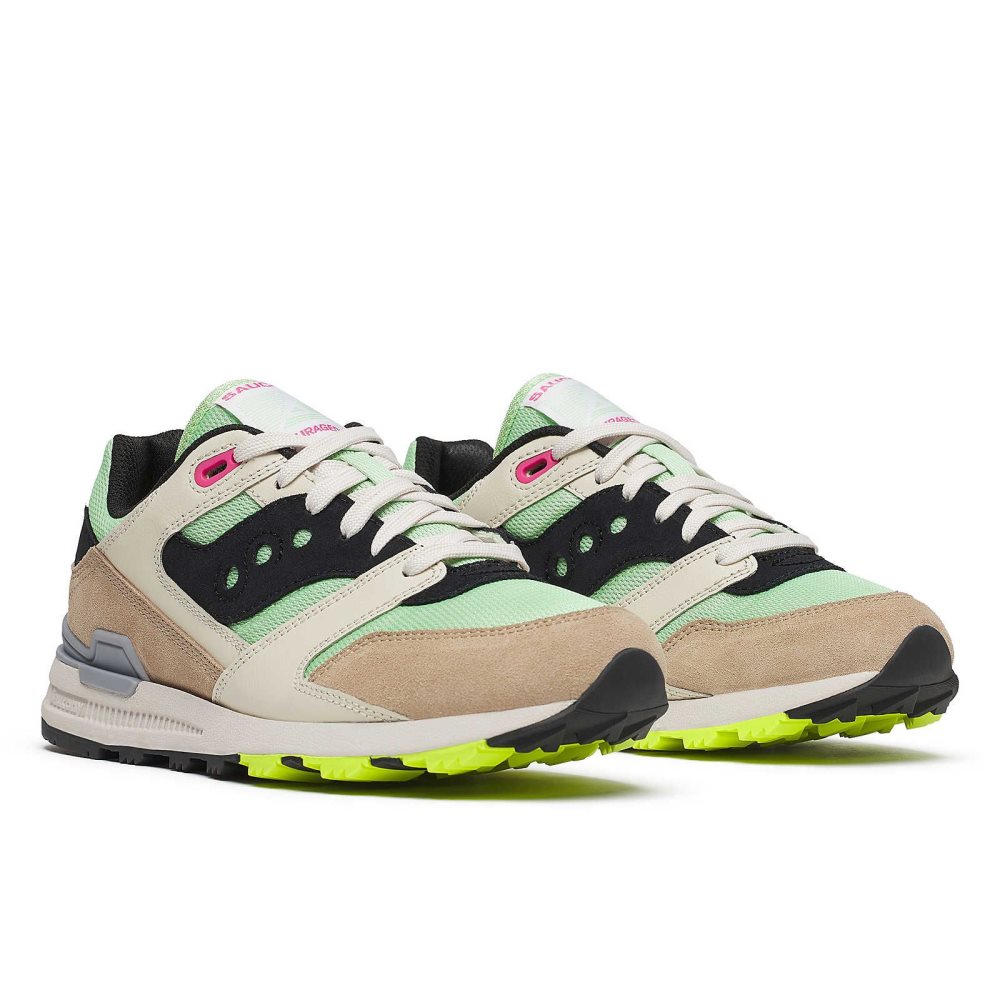 Saucony Courageous Ljusgröna Bruna | 62187-XMZR