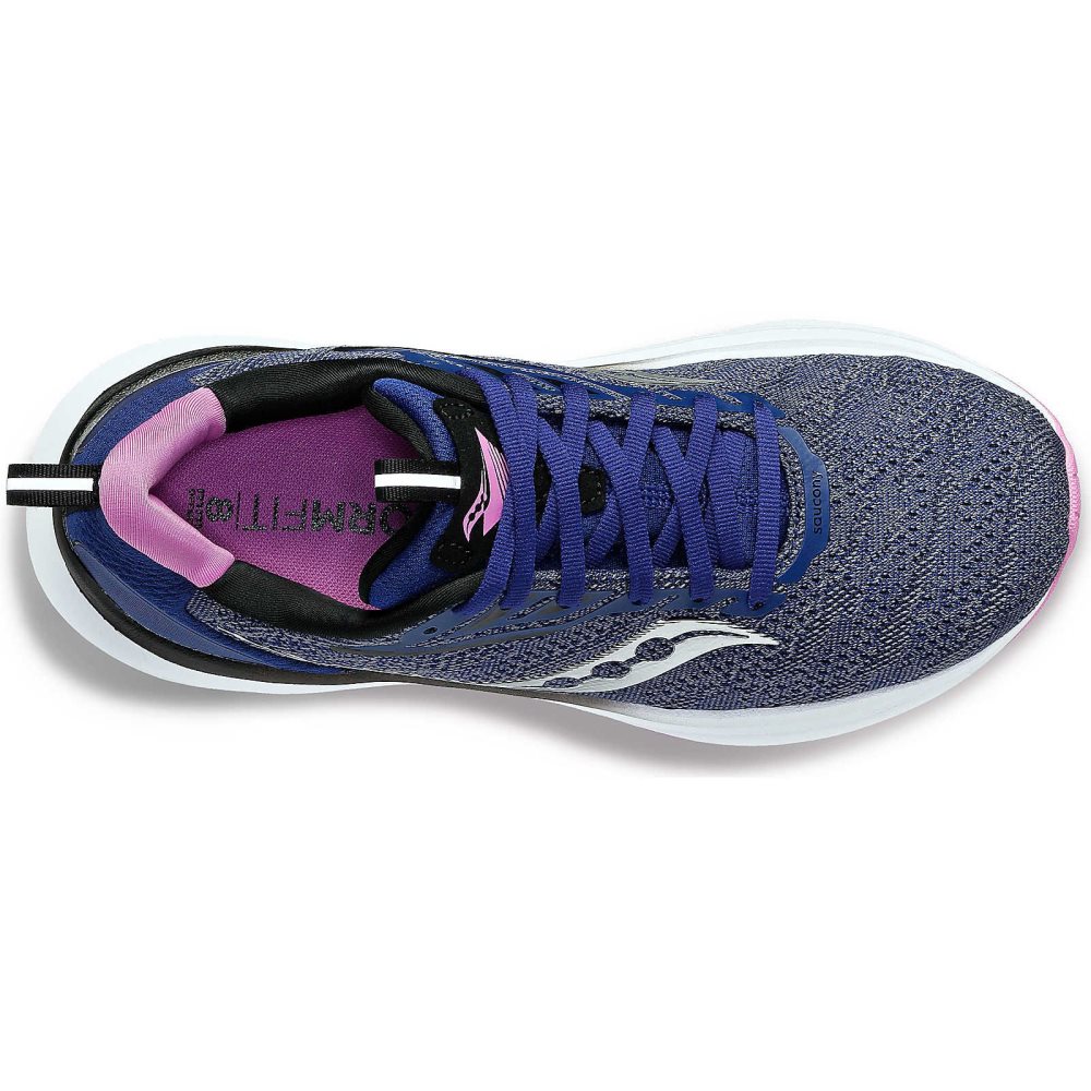 Saucony Echelon 9 Wide Indigo Lila | 69842-JDAI