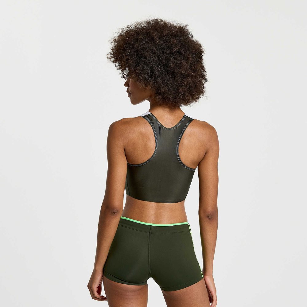 Saucony Elite Crop Top Umbra | 19573-OMCG