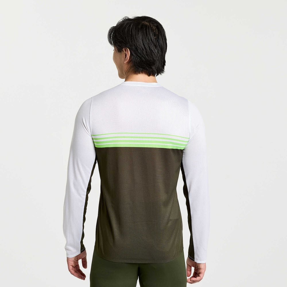 Saucony Elite Long Sleeve Umbra | 71392-FDYG