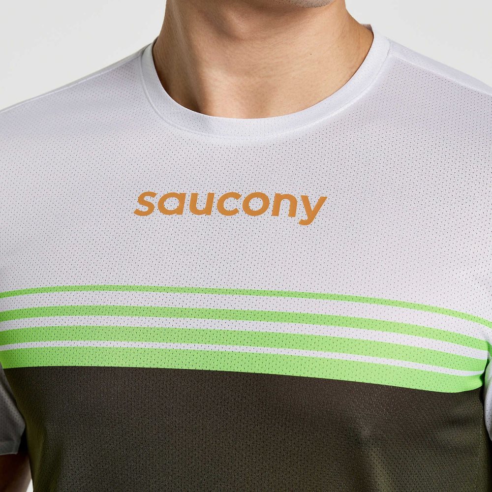 Saucony Elite Short Sleeve Umbra | 83756-HLCB