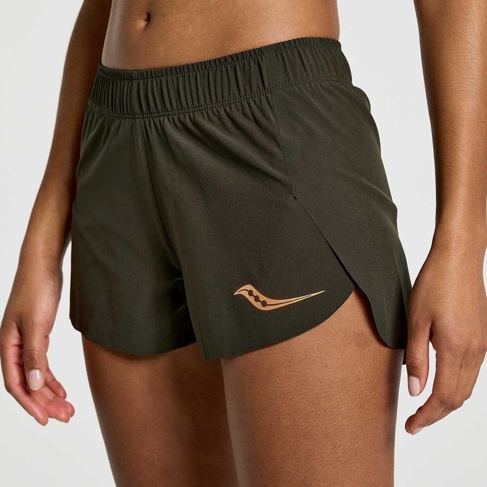 Saucony Elite Split Short Umbra | 12740-JNBR