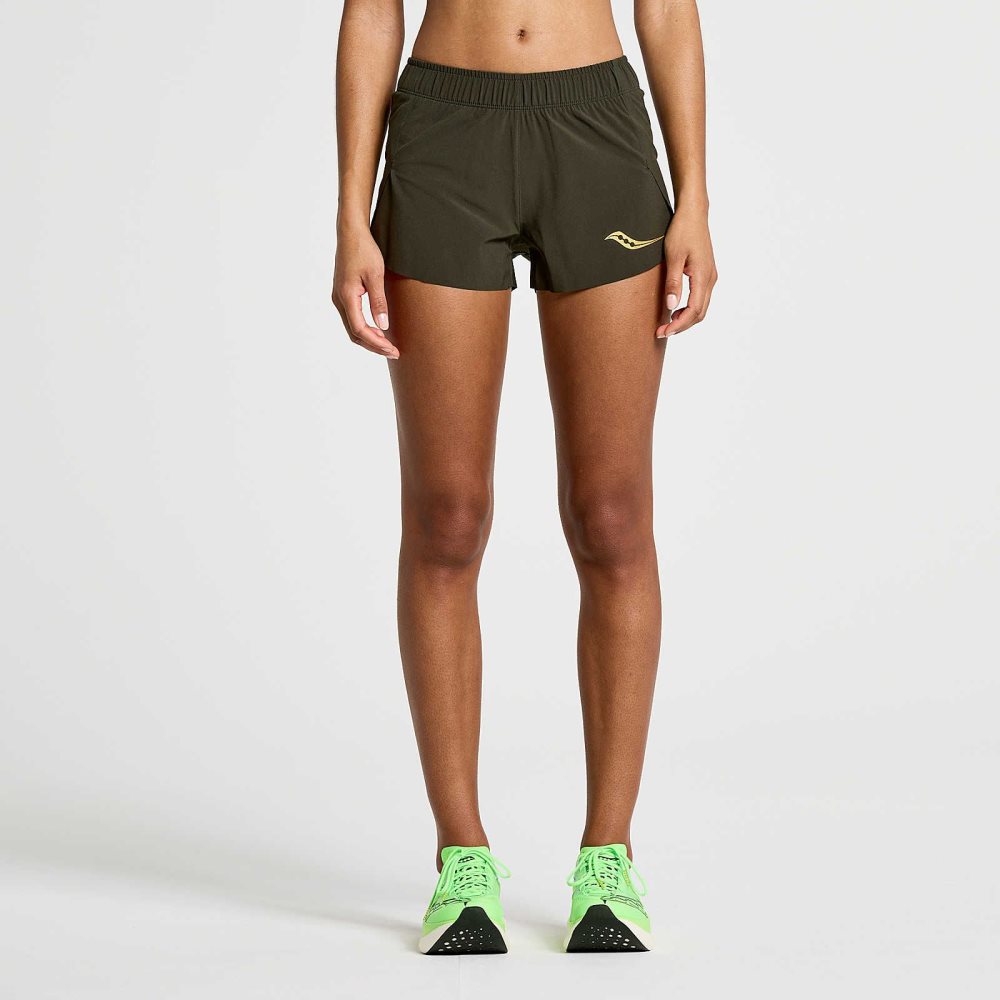 Saucony Elite Split Short Umbra | 12740-JNBR