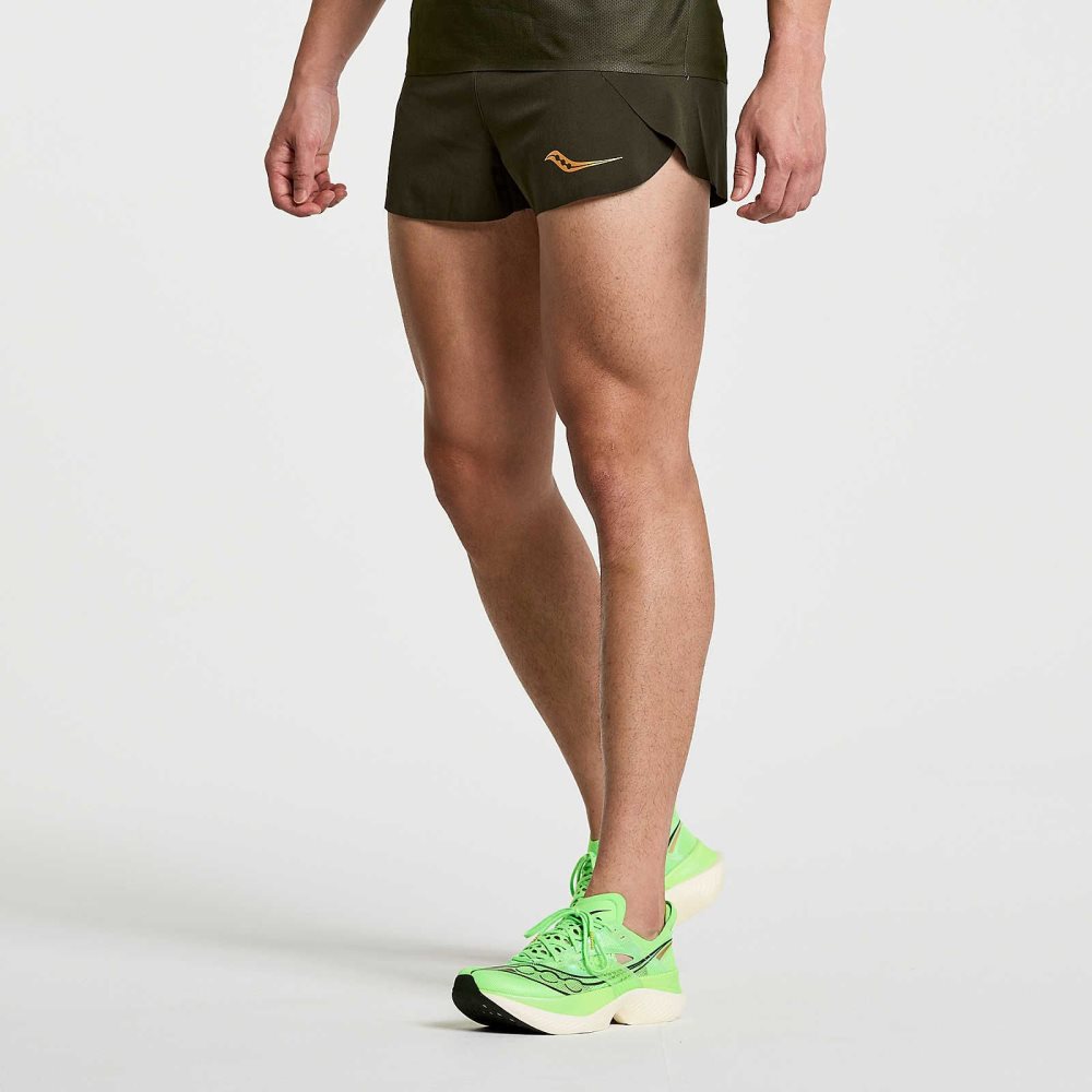 Saucony Elite Split Short Umbra | 42730-GXRV