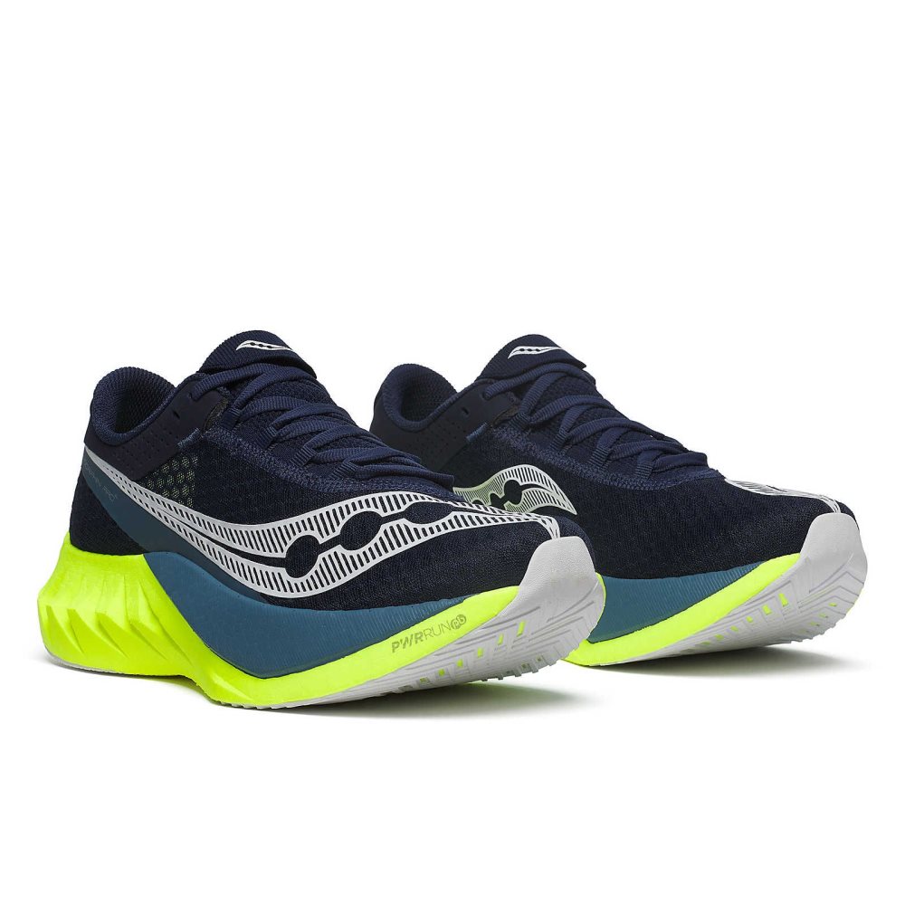 Saucony Endorphin Pro 4 Marinblå | 40912-MPKC