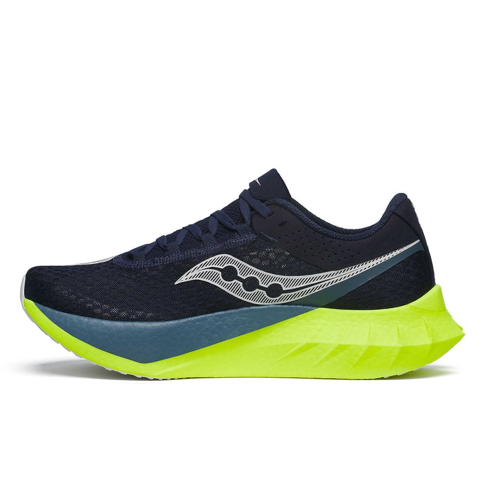 Saucony Endorphin Pro 4 Marinblå | 40912-MPKC