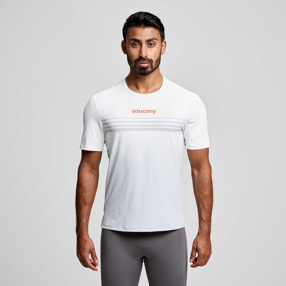 Saucony Endorphin Short Sleeve Cloud | 41528-DSXO