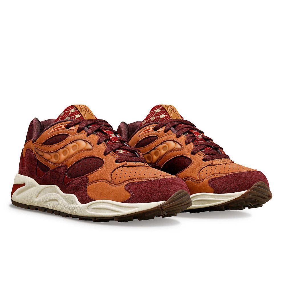 Saucony Grid Shadow 2 Dragon Röda | 29784-QIOD