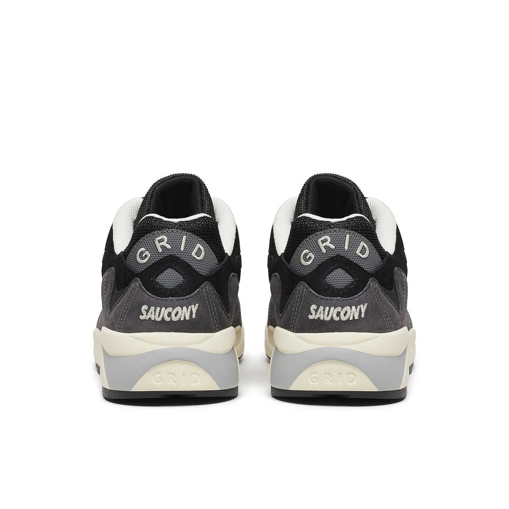 Saucony Grid Shadow 2 Essential Svarta Grädde | 08527-KRQU