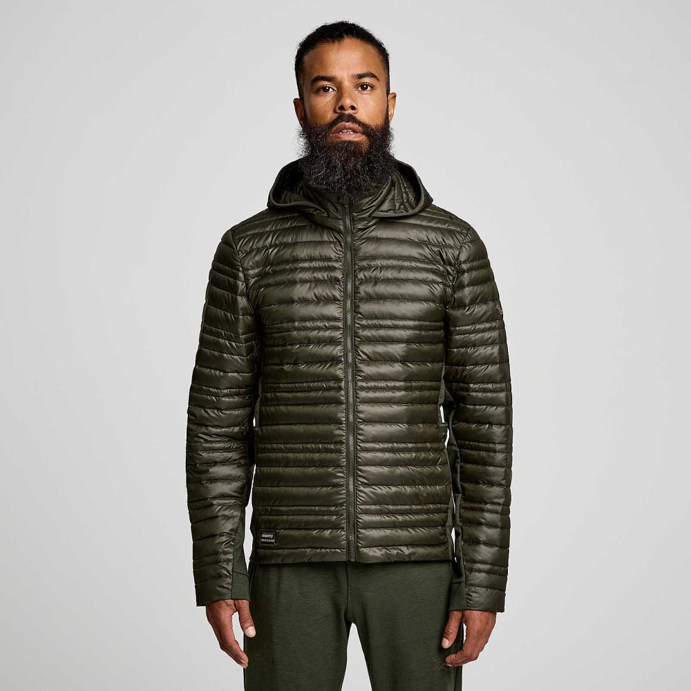 Saucony Hurricane Insulated Jacket Umbra | 42053-GQYT