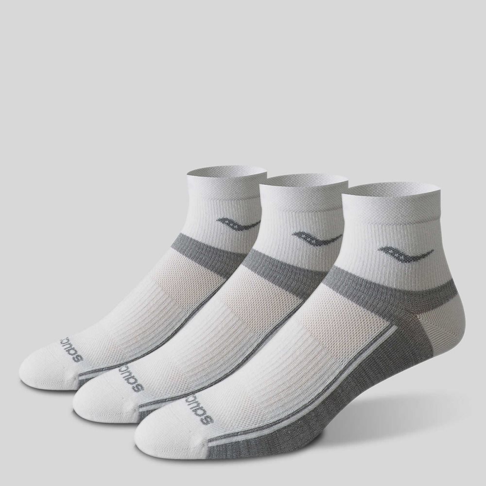 Saucony Inferno Ultralight Quarter 3-Pack Socks Vita | 39705-XQDS