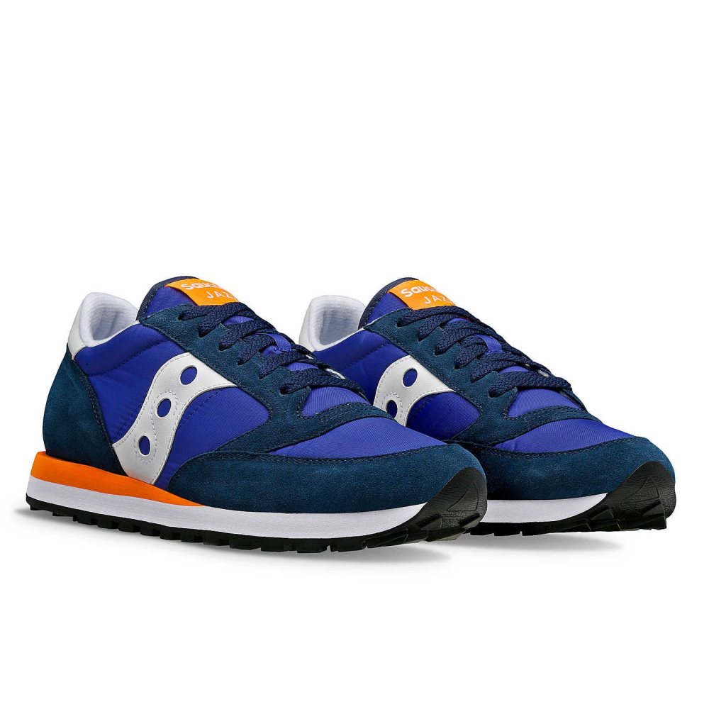 Saucony Jazz Original Marinblå Vita | 02739-WADQ