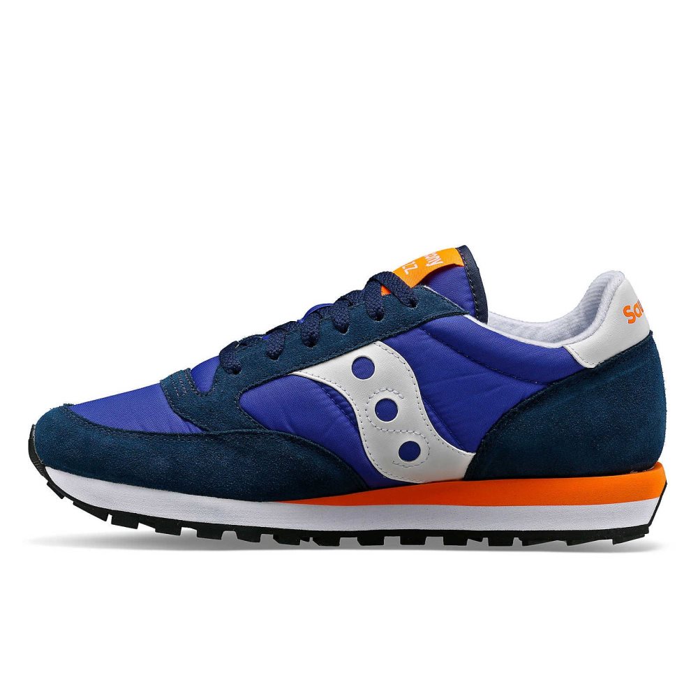 Saucony Jazz Original Marinblå Vita | 02739-WADQ