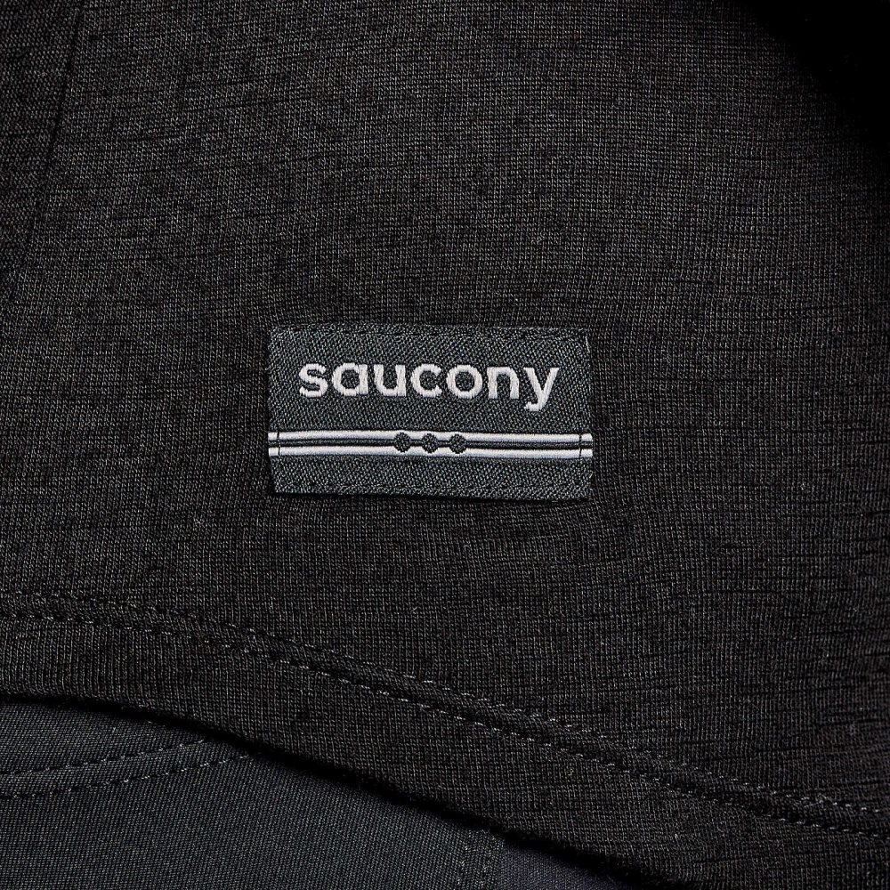 Saucony Peregrine Merino Long Sleeve Svarta | 21796-ENWO