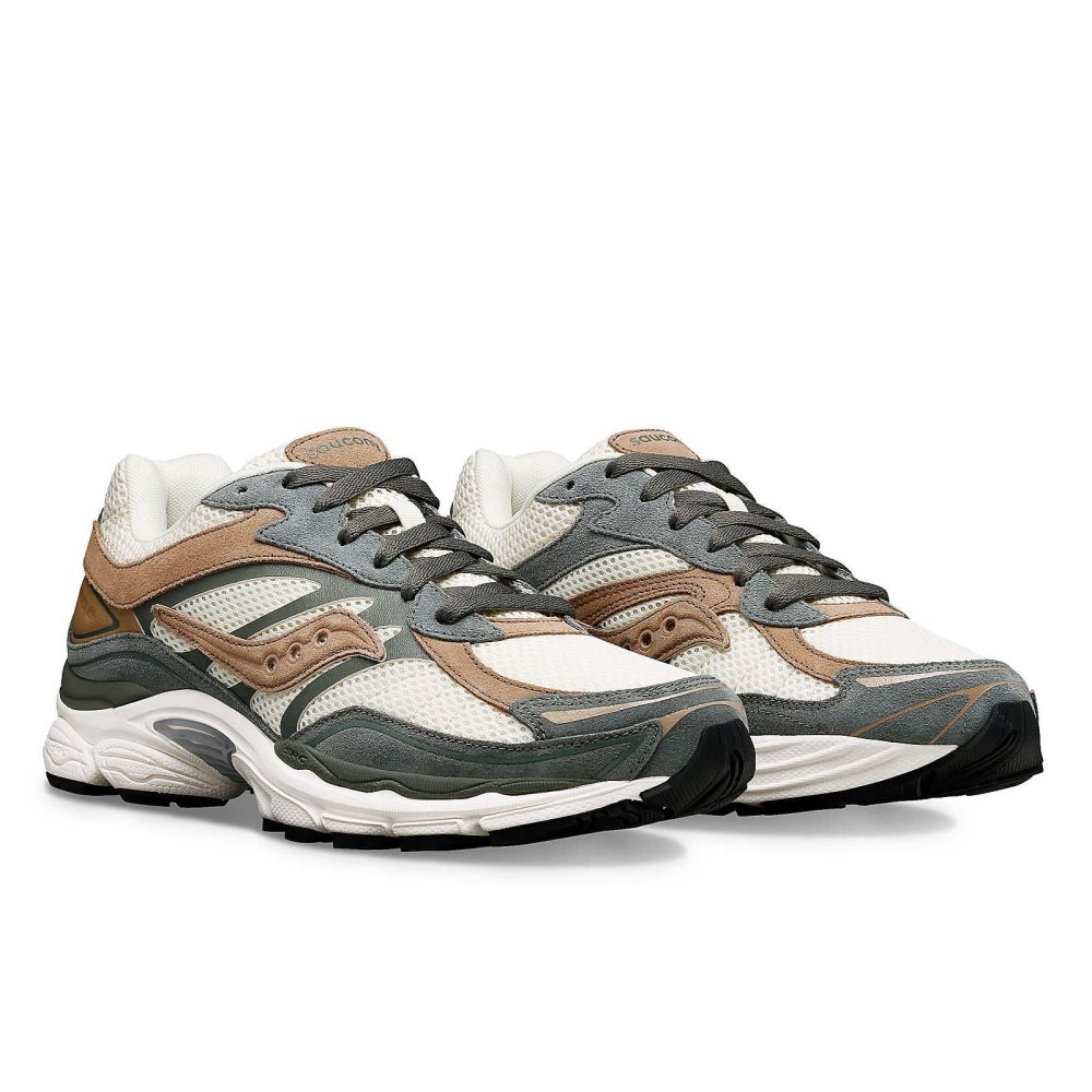 Saucony ProGrid Omni 9 Premium Grädde Gröna | 12563-CRML