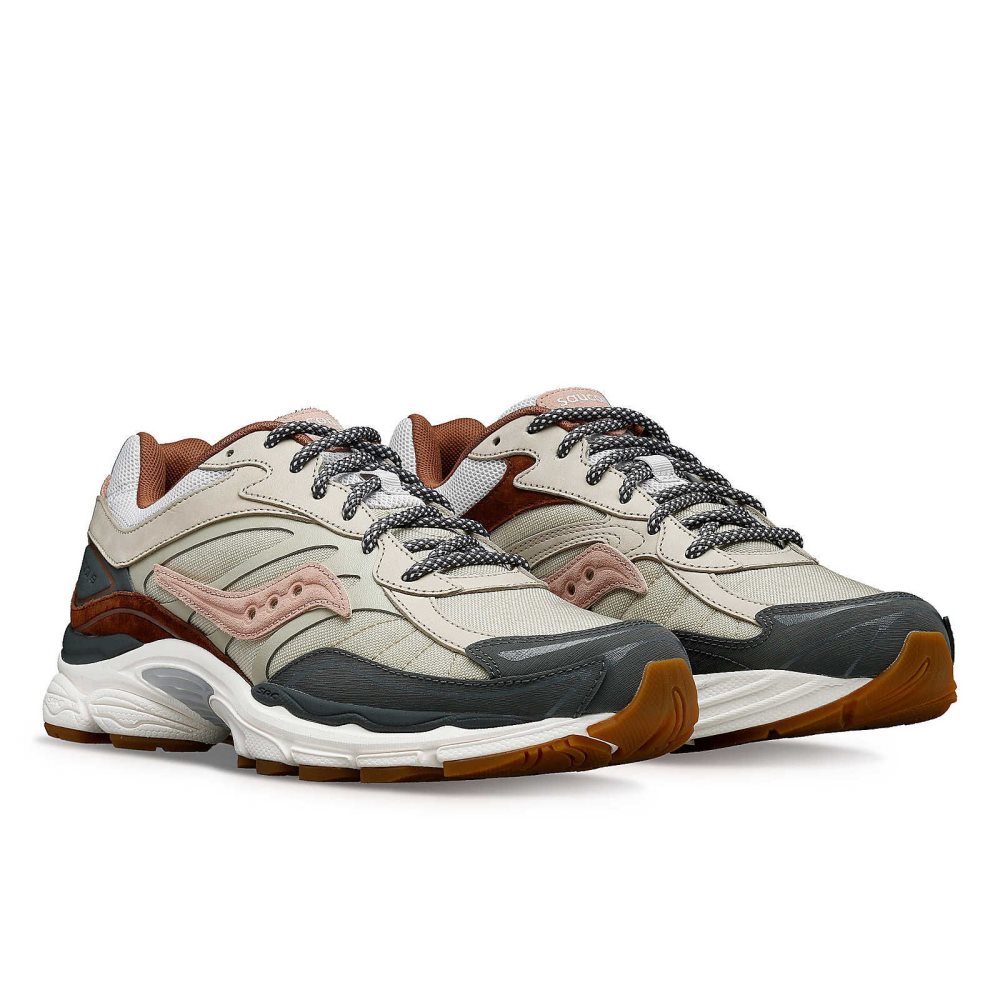 Saucony ProGrid Omni 9 Secure Bruna Grå Bruna | 42831-XVUA