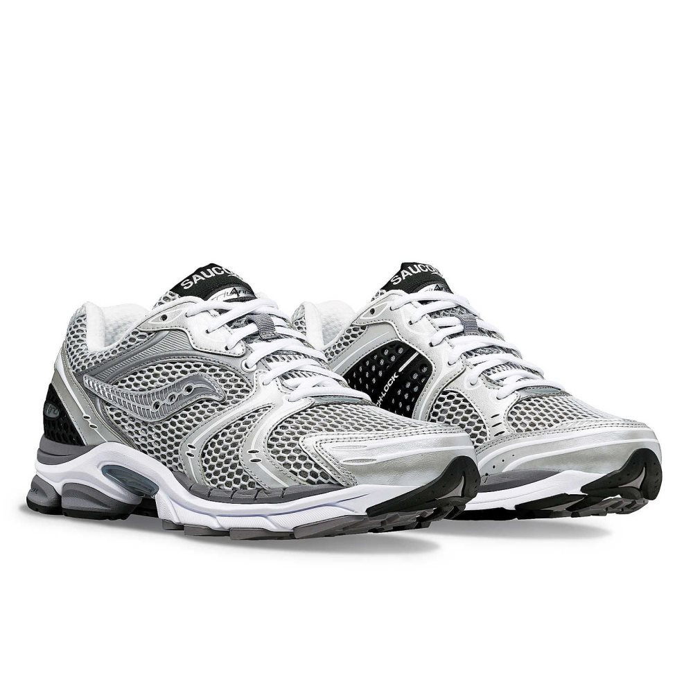 Saucony ProGrid Triumph 4 Grå Silver | 81975-GWZD