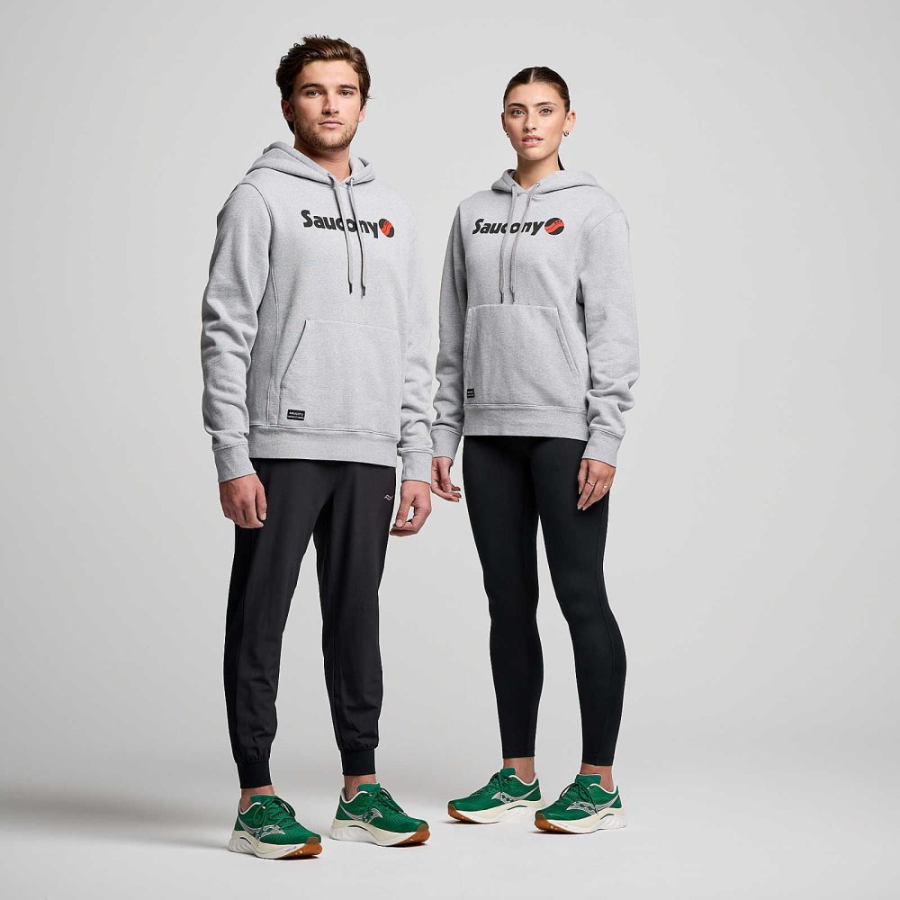 Saucony Recovery Hoody Ljusgrå | 69052-KNXW