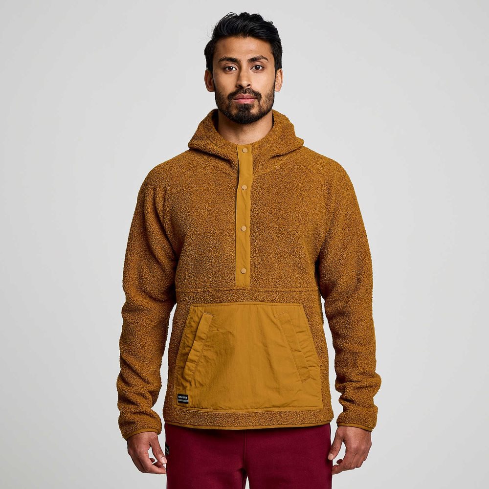 Saucony Recovery Sherpa Pullover Bruna | 43186-EUOZ