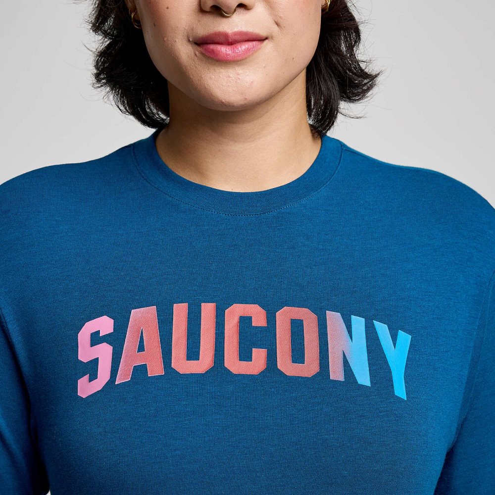 Saucony Recovery Short Sleeve Soothe Graphic | 31975-TNPK