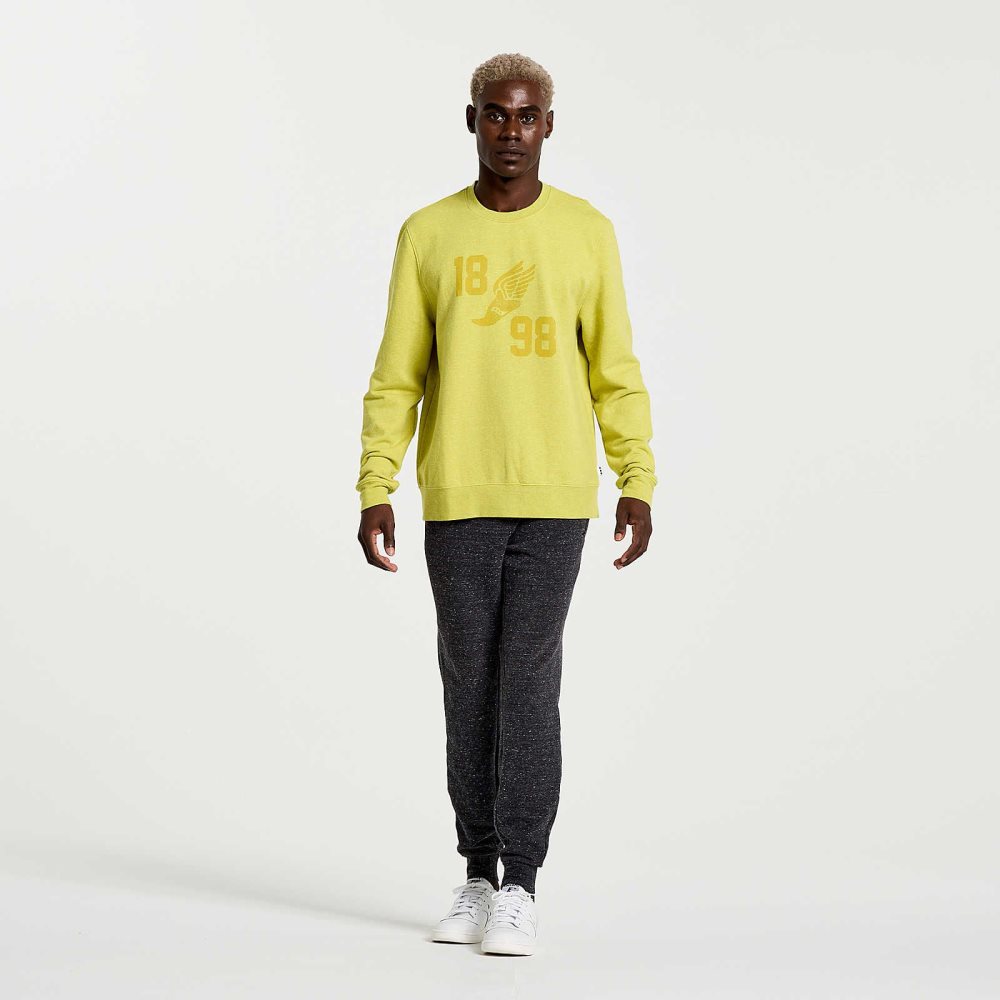 Saucony Rested Crewneck Arroyo Heather Graphic | 90514-RDLX