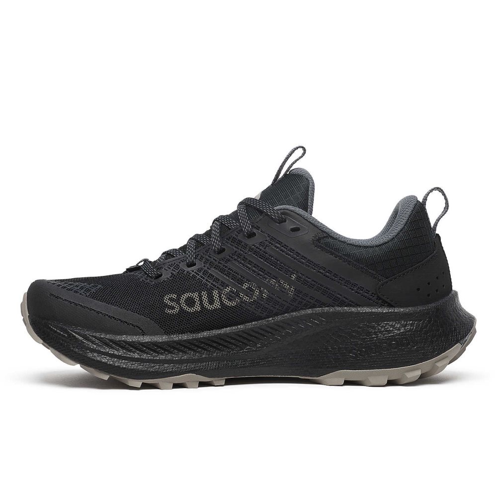 Saucony Ride TR2 Svarta Mörkgrå | 04765-UNCS