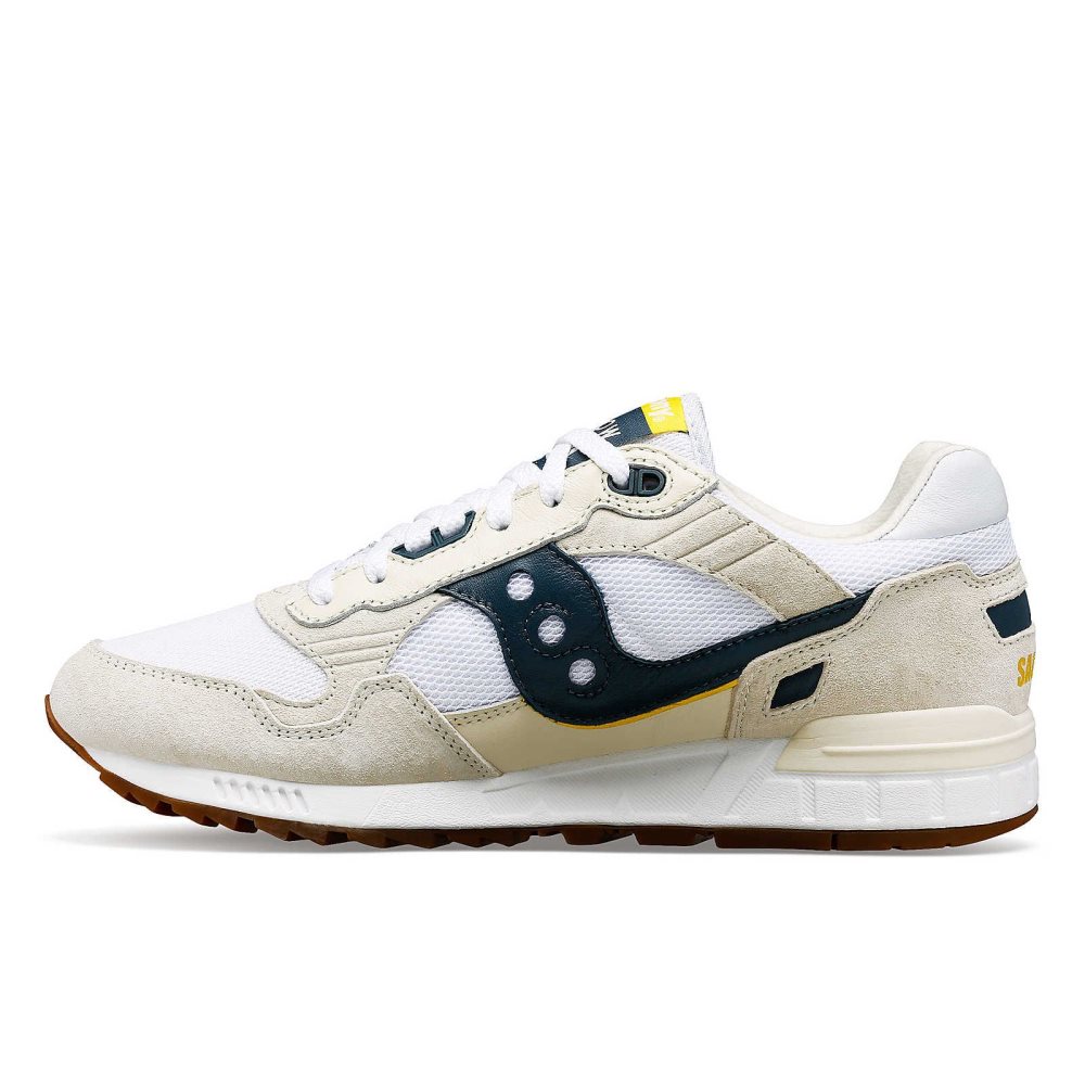 Saucony Shadow 5000 Premium Ivy Prep Vita Marinblå | 20316-LKBX