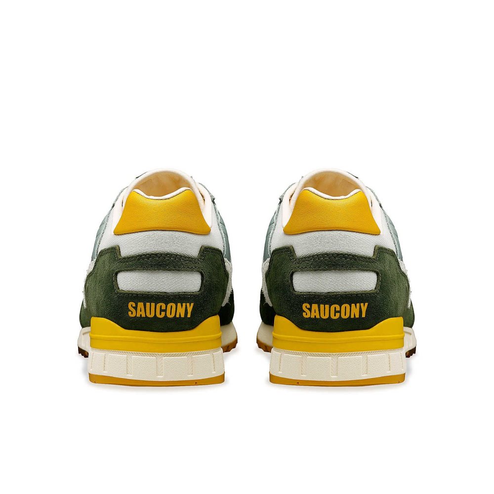 Saucony Shadow 5000 Premium Ljusgrå Gröna | 05471-UNQY