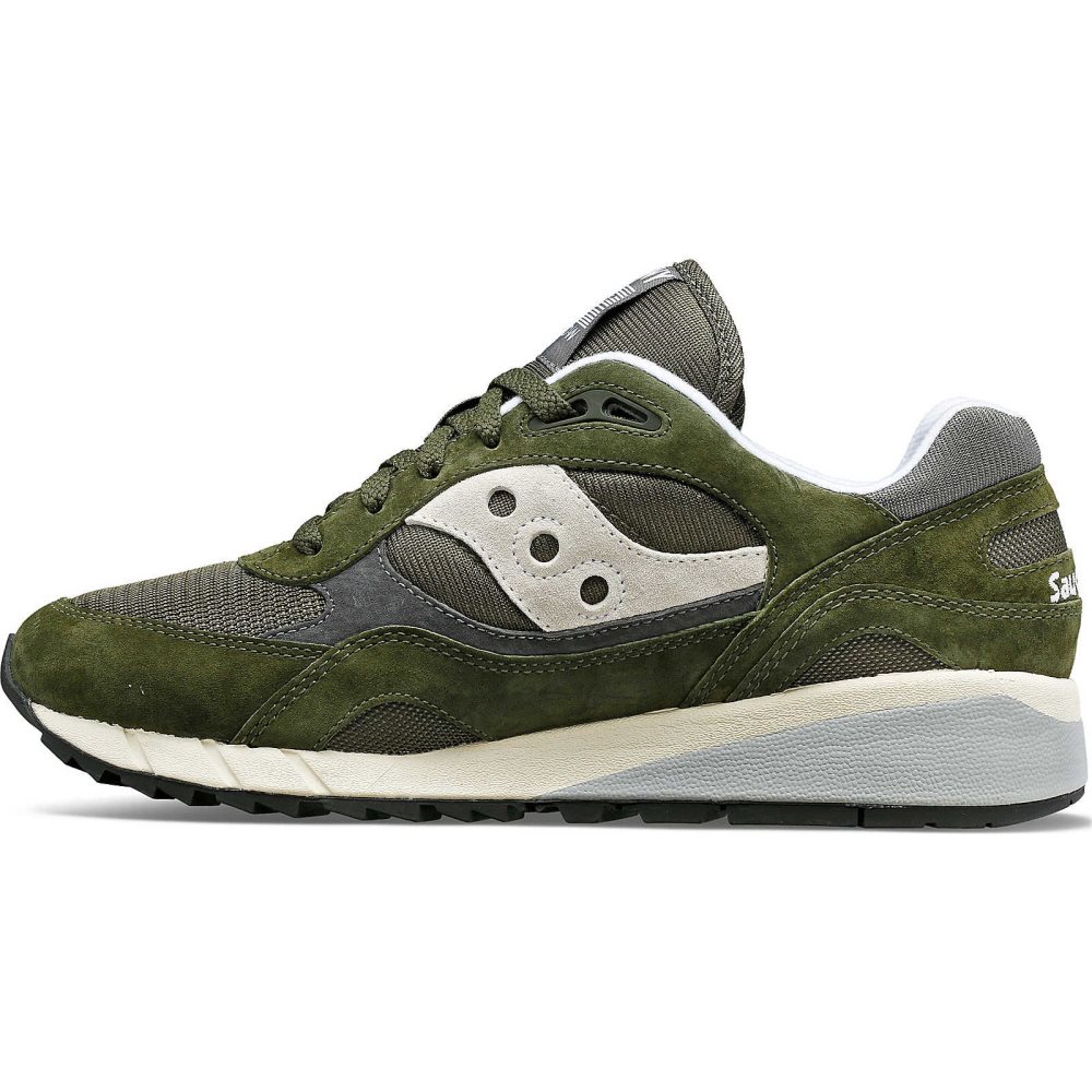 Saucony Shadow 6000 Gröna Grå | 40126-DQIH