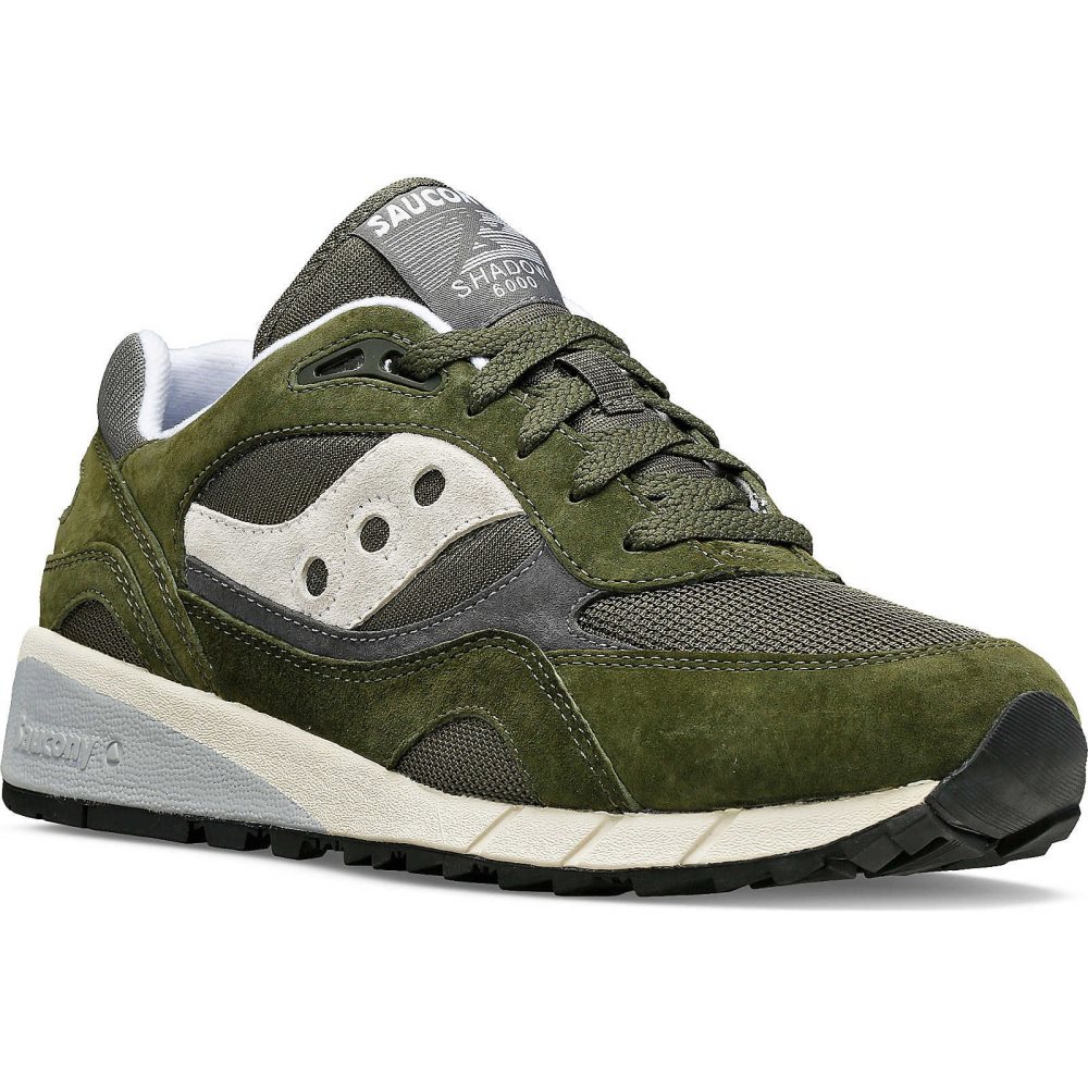 Saucony Shadow 6000 Gröna Grå | 40126-DQIH