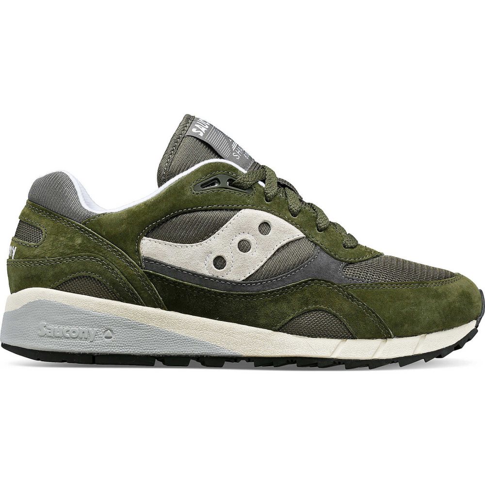 Saucony Shadow 6000 Gröna Grå | 95368-ARLF