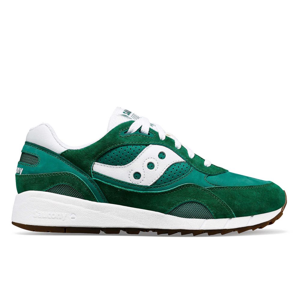 Saucony Shadow 6000 Ivy Prep Gröna Vita | 95267-EPYC