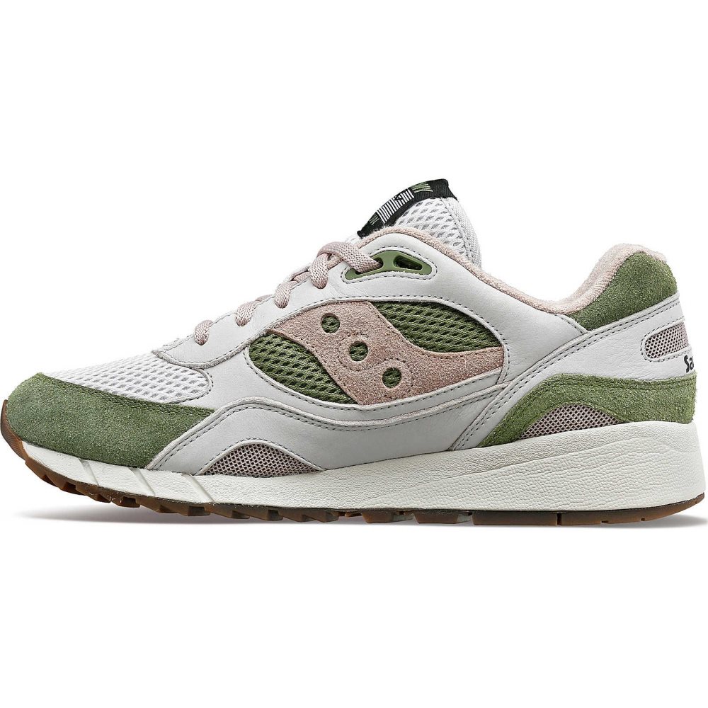 Saucony Shadow 6000 Unplugged Grå Gröna | 21975-AQBJ