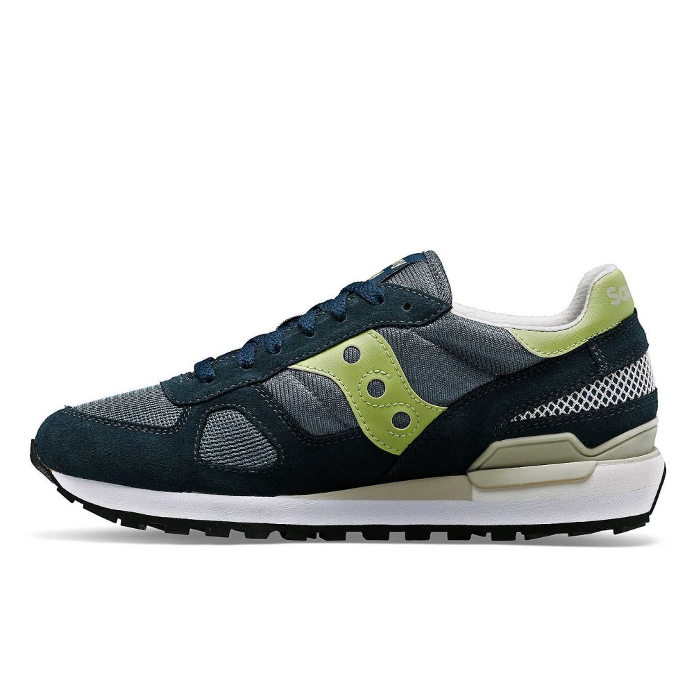 Saucony Shadow Original Marinblå Ljusgröna | 82569-WLZN