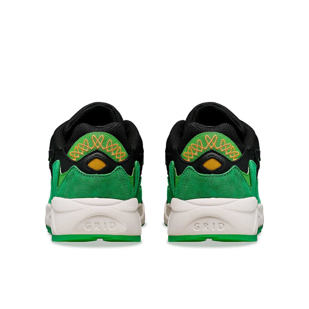 Saucony Shamrock Grid Shadow 2 Svarta Gröna | 02583-UITM