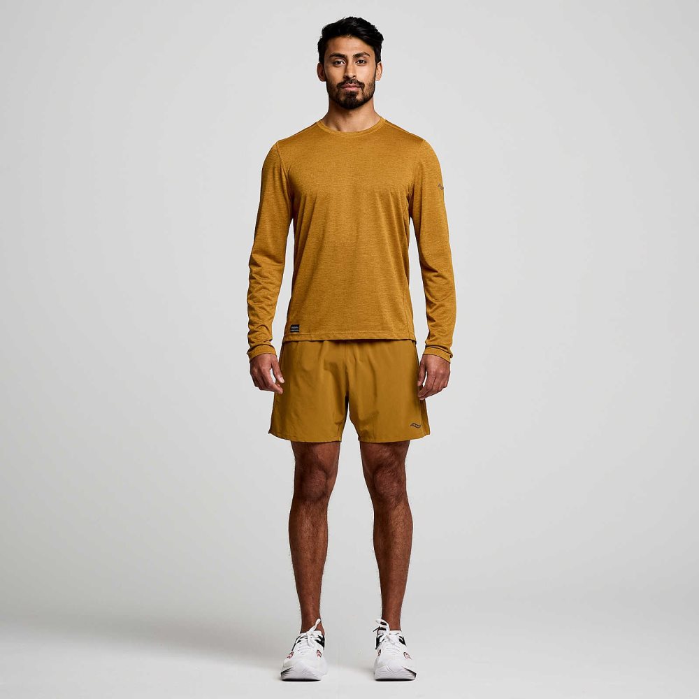 Saucony Stopwatch Long Sleeve Bruna | 95627-WNEI