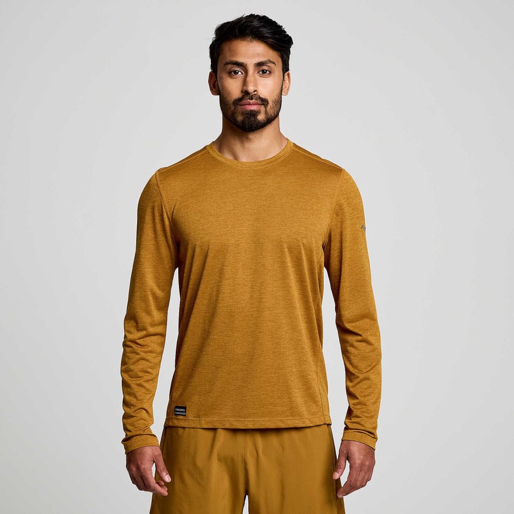 Saucony Stopwatch Long Sleeve Bruna | 95627-WNEI