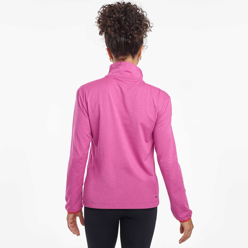 Saucony Sunday Pocket Top Lila | 95483-CHPU